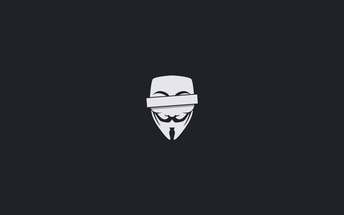 Anonymous mask with blindfold