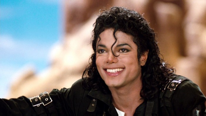 Michael Jackson Smiling in Black Jacket