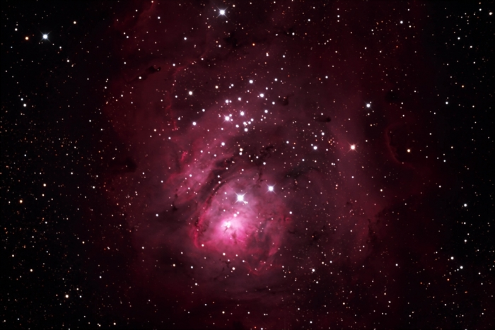 Lagoon Nebula and Stars