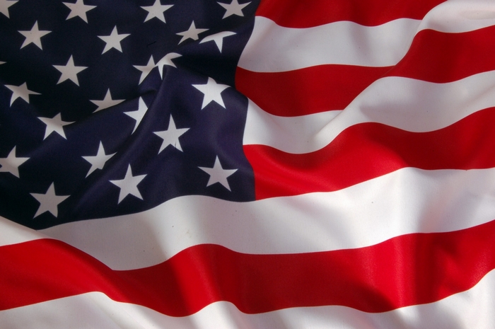 American Flag Close-up