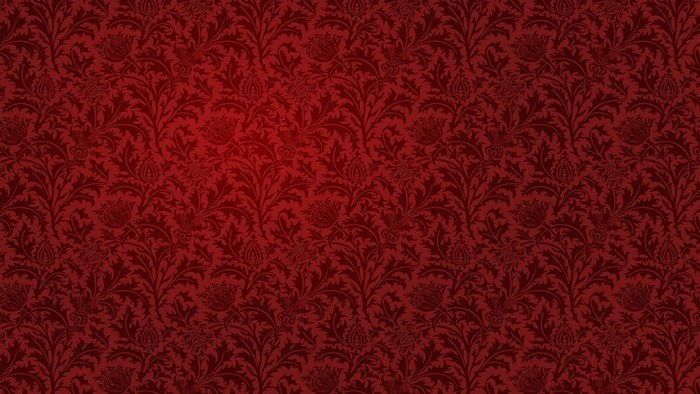 Vintage red floral pattern