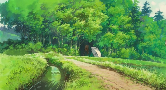 The Wind Rises forest scene