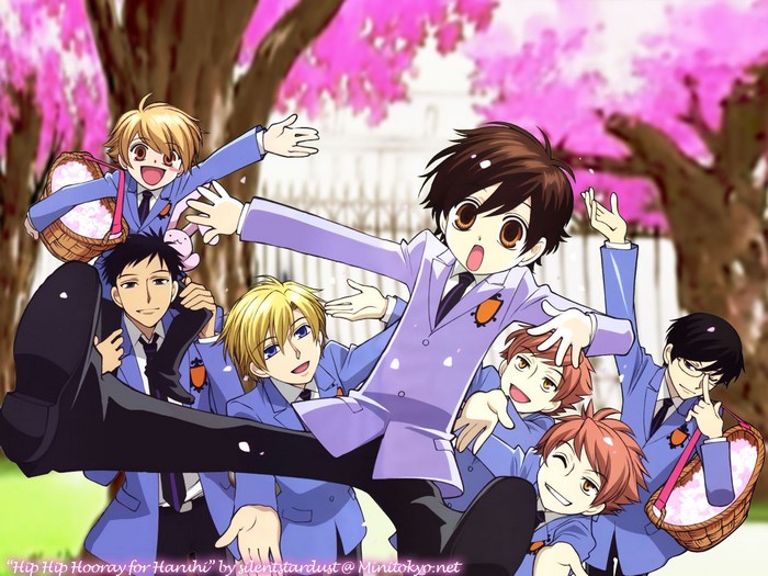 Ouran Highschool Host Club Group Portrait