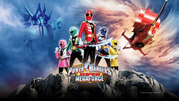 Power Rangers Super Megaforce with Zords and Megazord
