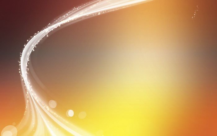 Orange and yellow abstract light streaks