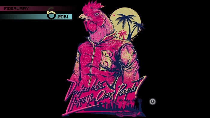 Hotline Miami 2: Wrong Number Rooster Character Art