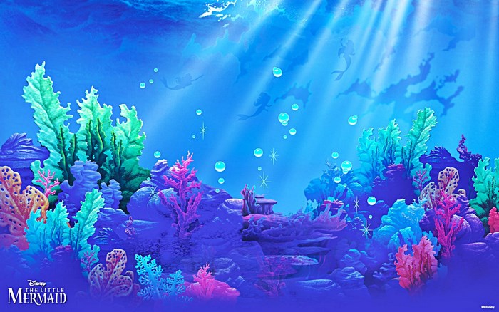 The Little Mermaid Underwater Scene