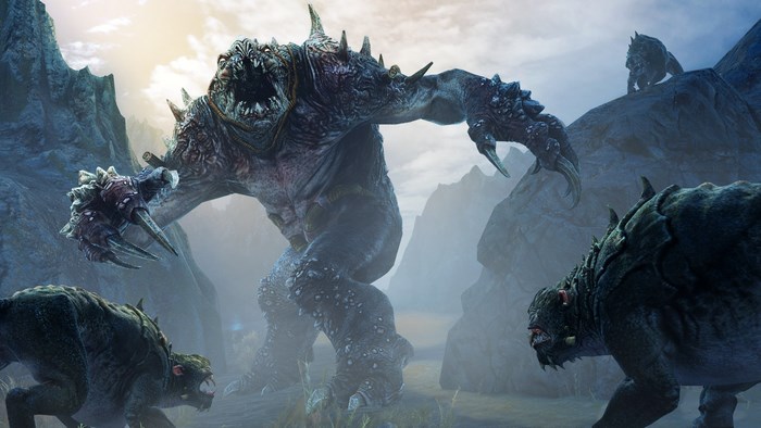 Troll and Orcs from Middle-earth: Shadow of Mordor