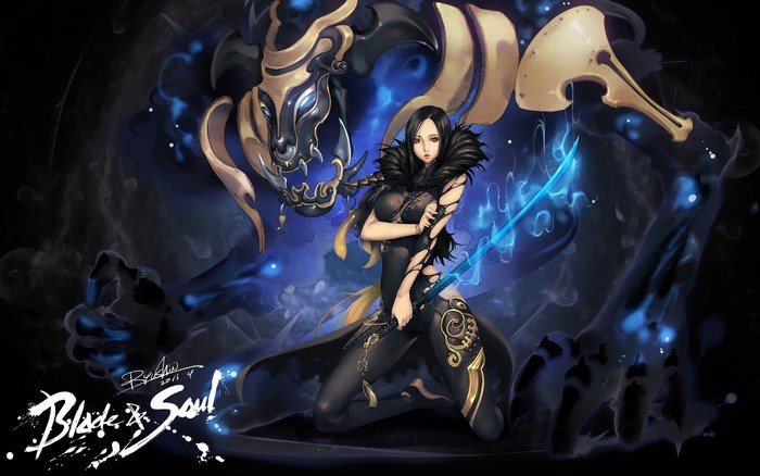 Blade & Soul character with creature