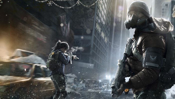 Tom Clancy's The Division Intense Urban Combat Scene