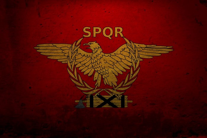 SPQR Roman Legion Flag