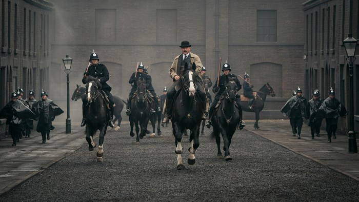 Policemen on horseback in Peaky Blinders