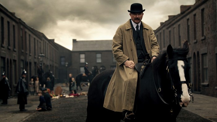 Man on Horse in Peaky Blinders
