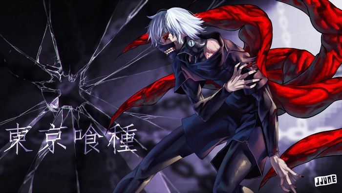 Ken Kaneki from Tokyo Ghoul with Kagune