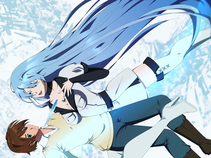 Esdeath and Tatsumi from Akame ga Kill