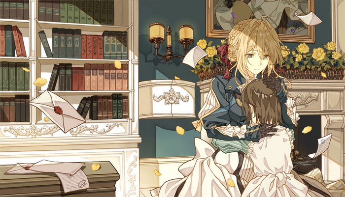 Violet Evergarden Tender Embrace Scene
