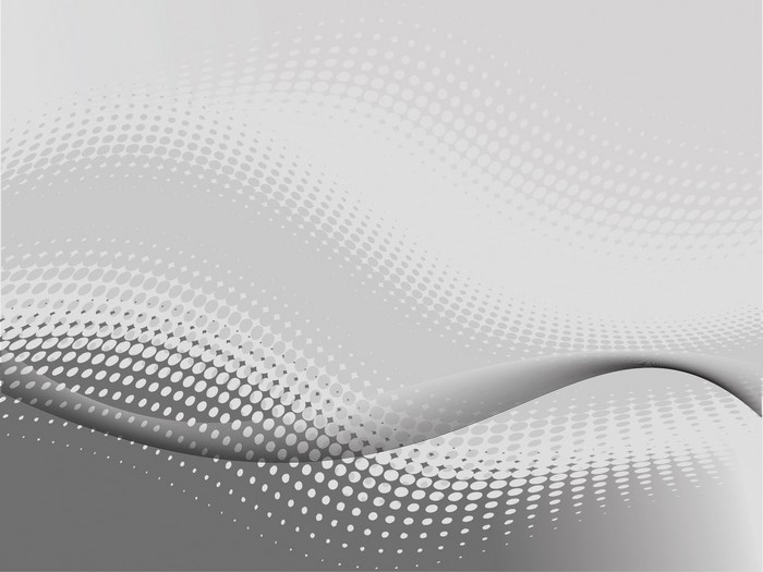 Abstract Gray Wave Dotted Pattern