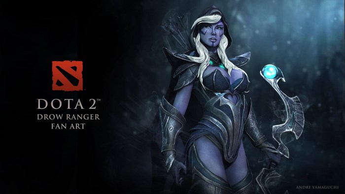 Dota 2 Drow Ranger Fan Art