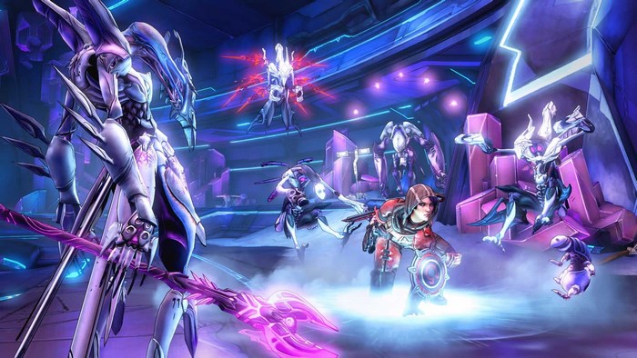 Borderlands The Pre-Sequel characters fighting enemies