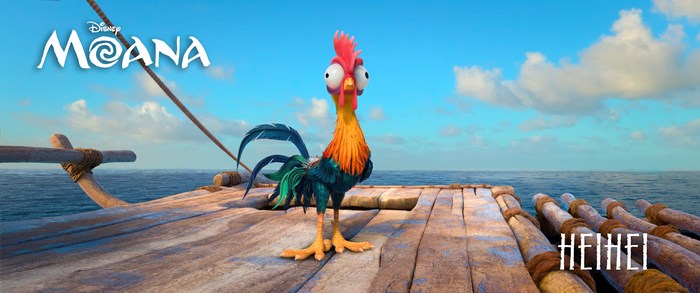 Heihei the rooster from Disney's Moana