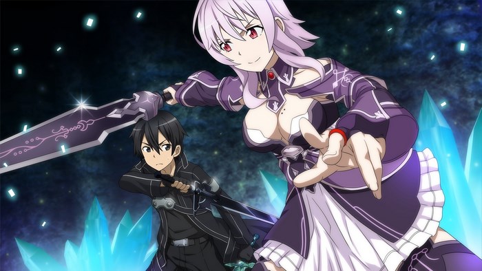 Kirito and Sinon from Sword Art Online