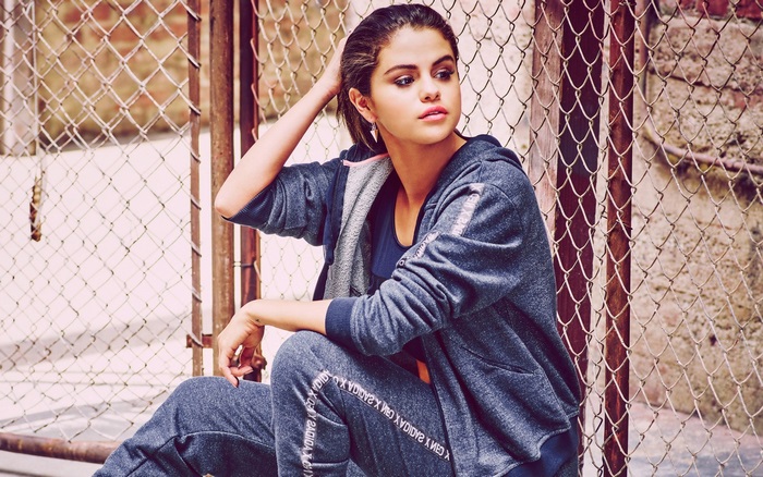 Selena Gomez in Adidas tracksuit