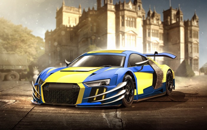 Audi R8 V10 Spyder sports car