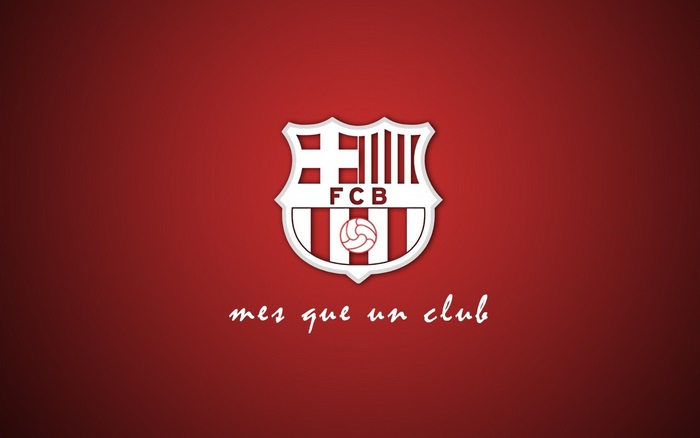 FC Barcelona logo and slogan