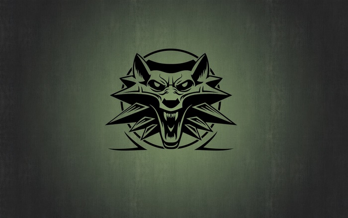 The Witcher 3 Wolf Medallion Logo
