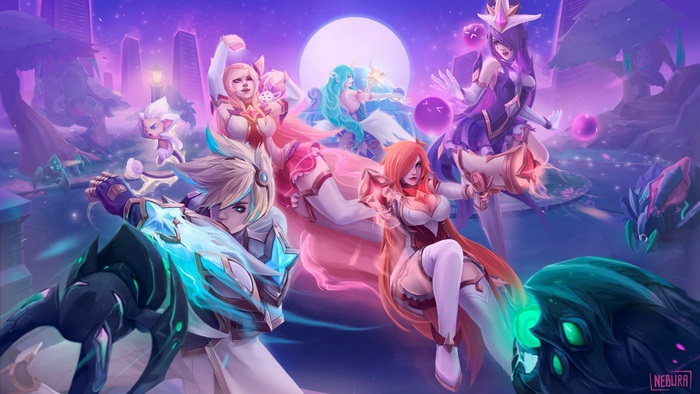 Star Guardian characters from League of Legends