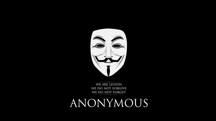Anonymous Guy Fawkes Mask with Text