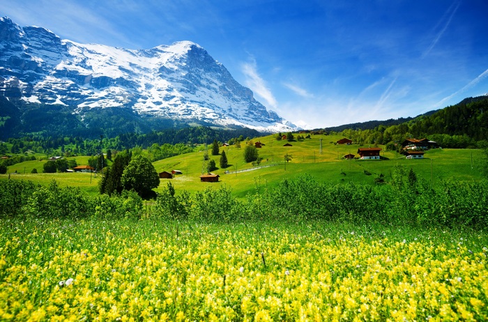 Switzerland Stunning 4K Alpine Landscape