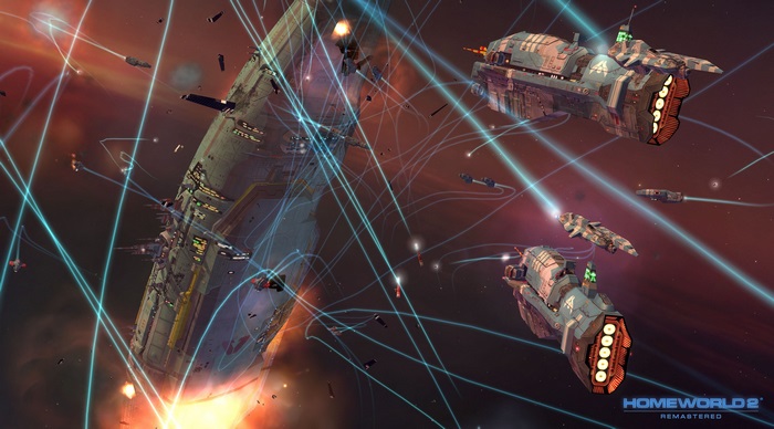 Homeworld 2 Remastered Collection space battle
