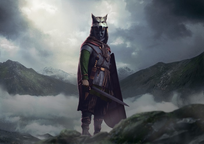 Warrior with wolf helmet from Total War Arena