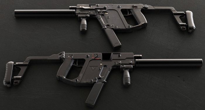 Kriss Vector Submachine Gun with Suppressor 4K