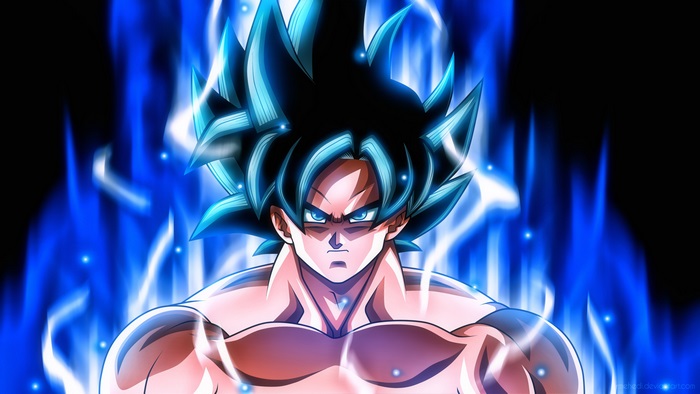 Goku from Dragon Ball Super in Ultra Instinct 4K