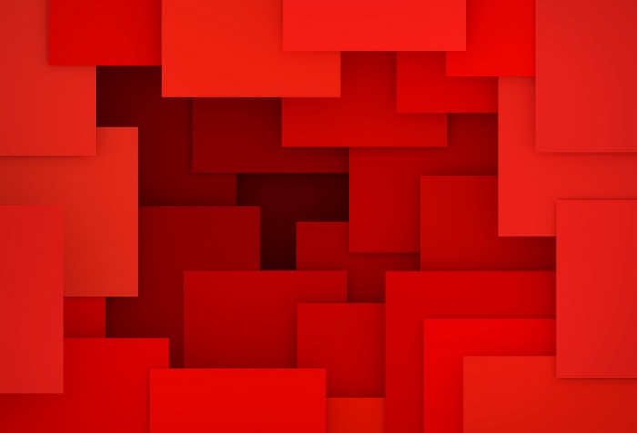 Abstract red rectangles and squares 4K