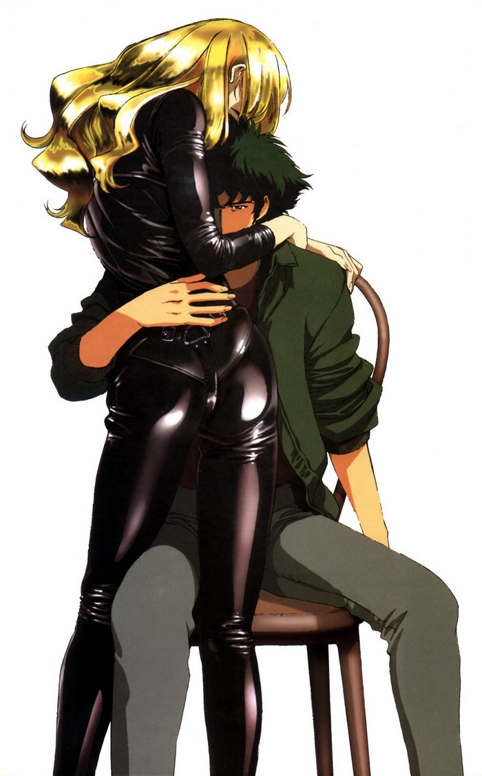 Spike Spiegel and Julia from Cowboy Bebop
