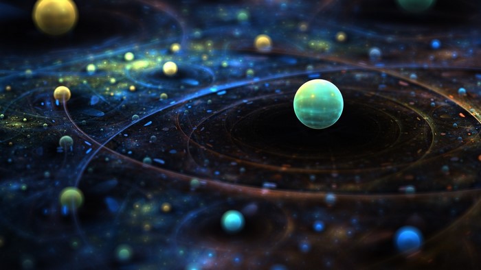 Abstract Cosmic Planetary Orbits in Space