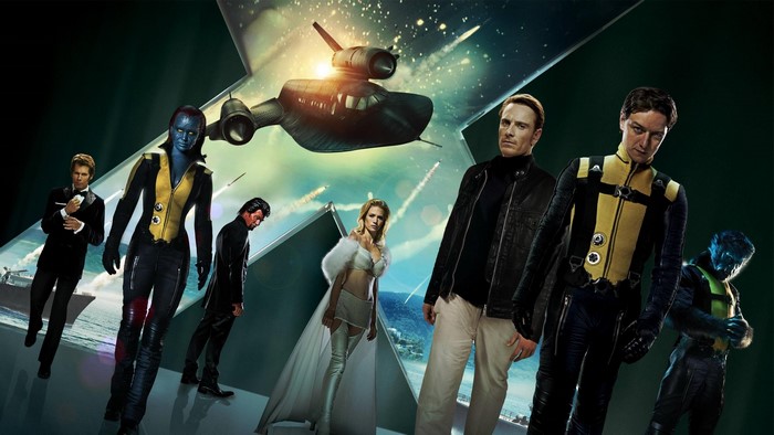 X-Men First Class characters with jet