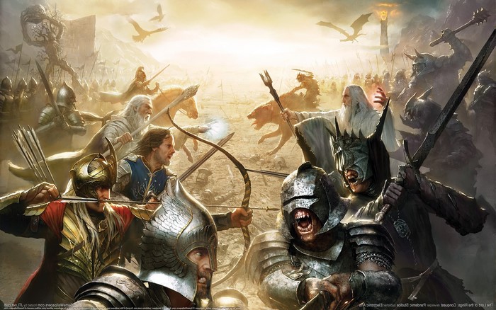 The Lord of the Rings Battle Scene