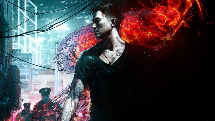 Wei Shen from Sleeping Dogs with supernatural powers