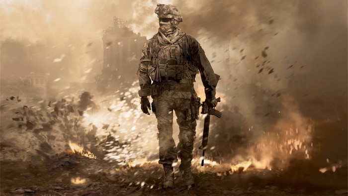 Call of Duty Modern Warfare 2 Soldier in Battle