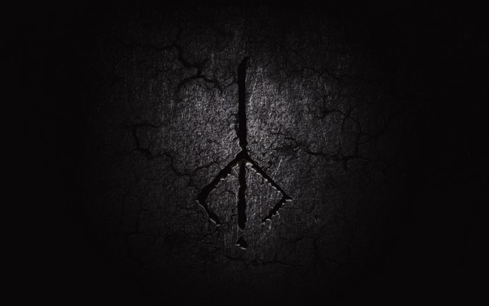 Bloodborne Hunter's Mark grunge texture