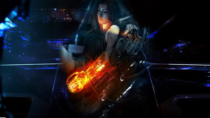 Miranda Lawson from Mass Effect 2 artwork