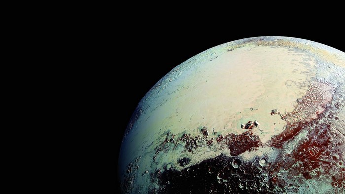 Pluto in Space