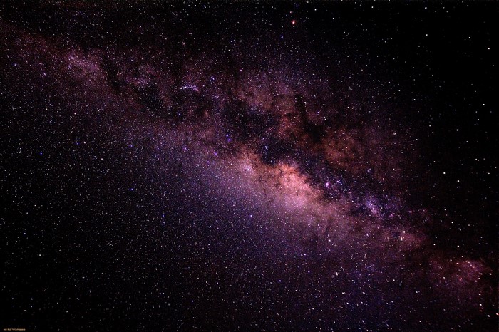 The Milky Way galaxy in deep space