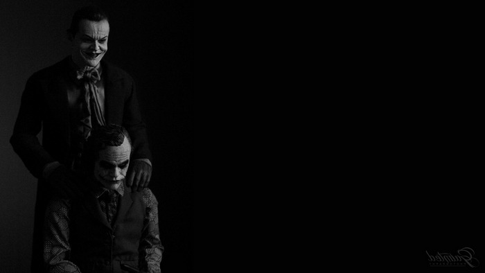 Joker figures from The Dark Knight and Batman