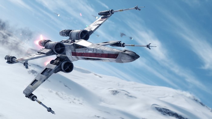 X-Wing fighter in Star Wars Battlefront