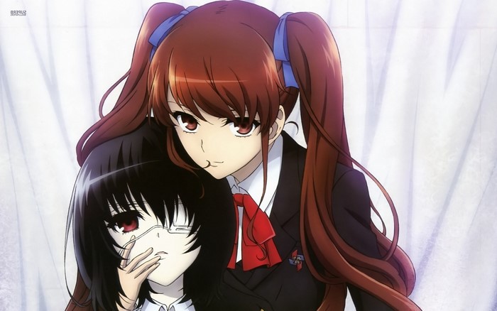Misaki Mei and Akazawa Izumi from Another